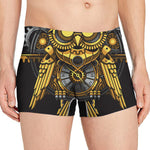 Steampunk Owl Print Men's Boxer Briefs