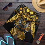 Steampunk Owl Print Men's Shorts
