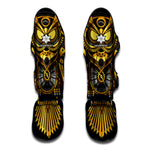 Steampunk Owl Print Muay Thai Shin Guard