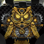 Steampunk Owl Print Pet Car Back Seat Cover