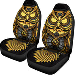 Steampunk Owl Print Universal Fit Car Seat Covers
