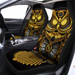 Steampunk Owl Print Universal Fit Car Seat Covers