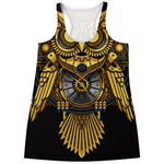 Steampunk Owl Print Women's Racerback Tank Top