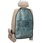 Steel Blue Snakeskin Print Car Seat Organizers