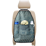 Steel Blue Snakeskin Print Car Seat Organizers