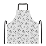 Stethoscope Sign Pattern Print Apron