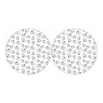 Stethoscope Sign Pattern Print Car Coasters