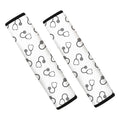 Stethoscope Sign Pattern Print Car Seat Belt Covers