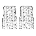 Stethoscope Sign Pattern Print Front Car Floor Mats