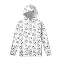 Stethoscope Sign Pattern Print Pullover Hoodie