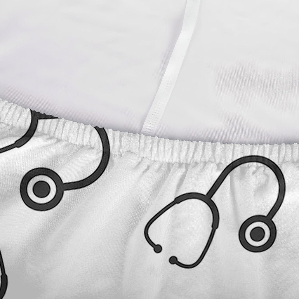 Stethoscope Sign Pattern Print Sofa Cover