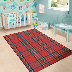 Stewart Tartan Scottish Pattern Print Area Rug