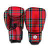 Stewart Tartan Scottish Pattern Print Boxing Gloves