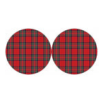 Stewart Tartan Scottish Pattern Print Car Coasters