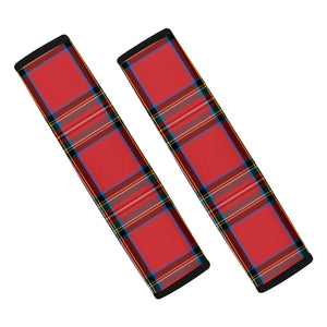 Stewart Tartan Scottish Pattern Print Car Seat Belt Covers