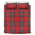 Stewart Tartan Scottish Pattern Print Duvet Cover Bedding Set