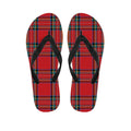 Stewart Tartan Scottish Pattern Print Flip Flops