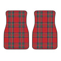 Stewart Tartan Scottish Pattern Print Front Car Floor Mats