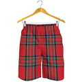 Stewart Tartan Scottish Pattern Print Men's Shorts