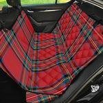 Stewart Tartan Scottish Pattern Print Pet Car Back Seat Cover