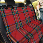 Stewart Tartan Scottish Pattern Print Pet Car Back Seat Cover