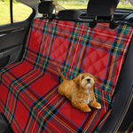 Stewart Tartan Scottish Pattern Print Pet Car Back Seat Cover