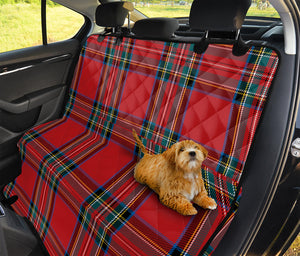 Stewart Tartan Scottish Pattern Print Pet Car Back Seat Cover