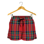 Stewart Tartan Scottish Pattern Print Women's Shorts