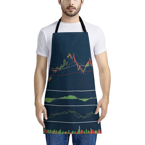 Stock Candlestick And Indicators Print Apron