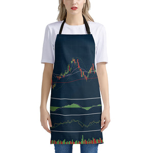 Stock Candlestick And Indicators Print Apron