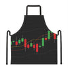 Stock Market Candlestick Print Apron