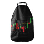 Stock Market Candlestick Print Car Seat Organizers