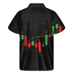 Stock Market Candlestick Print Men's Short Sleeve Shirt
