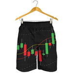 Stock Market Candlestick Print Men's Shorts