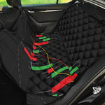 Stock Market Candlestick Print Pet Car Back Seat Cover