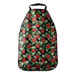 Strawberry And Flower Pattern Print Car Seat Organizers