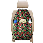 Strawberry And Flower Pattern Print Car Seat Organizers