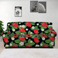 Strawberry And Flower Pattern Print Sofa Cover