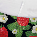 Strawberry And Flower Pattern Print Sofa Cover