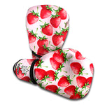Strawberry Fruit Pattern Print Boxing Gloves