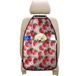 Strawberry Fruit Pattern Print Car Seat Organizers