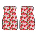 Strawberry Fruit Pattern Print Front Car Floor Mats