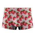 Strawberry Fruit Pattern Print Men's Boxer Briefs