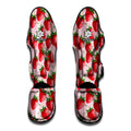 Strawberry Fruit Pattern Print Muay Thai Shin Guards