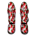 Strawberry Fruit Pattern Print Muay Thai Shin Guard