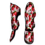 Strawberry Fruit Pattern Print Muay Thai Shin Guard