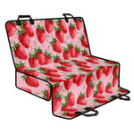 Strawberry Fruit Pattern Print Pet Car Back Seat Cover