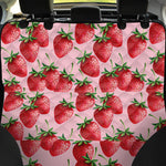 Strawberry Fruit Pattern Print Pet Car Back Seat Cover