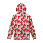 Strawberry Fruit Pattern Print Pullover Hoodie
