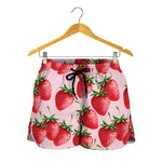 Strawberry Fruit Pattern Print Women's Shorts